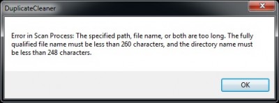 Duplicate Cleaner error.jpg